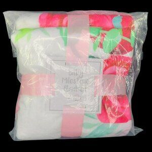 Novo Baby Girl Monthly Milestone Blanket Photography Backdrop Prop Pink‎ New